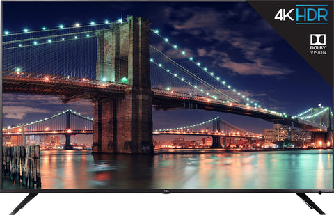 TCL 55" Class 4K Ultra HD (2160p) Dolby Vision HDR Roku Smart LED TV (55R615)