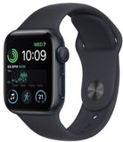 Apple Watch SE 2 (2022) 40mm (GPS+CELLULAR) - Midnight Aluminum Case With Midnight Sport Band- Size:M/L - (MNTN3LL/A)