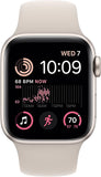 Apple Watch SE 2 40mm (GPS) -  Aluminum Case with Starlight Sport Band  - Size:M/S - (MNT33LL/A)