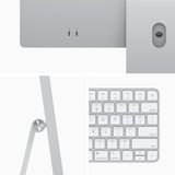 Apple iMac 24" 4.5K Retina display (Spring 2021) (MGTF3LL/A) (M1 3.20 GHz / 256GB SSD / 8GB RAM / 7-Core GPU) - Silver