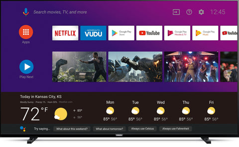 Philips 65" Class 4K Ultra HD (2160p) Android Smart LED TV with Google Assistant (65PFL5604/F7)