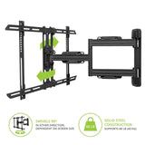 Kanto PS350 Full Motion Mount for 37-Inch to 60-Inch TVs