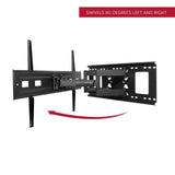 Seneca AV SA51 Full Motion Flat Panel TV Mount 37-Inch to 80-Inch Displays, Black