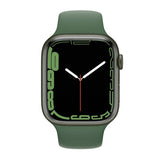Apple Watch Series 7 (GPS) 45mm Green Aluminum Case with Green Sport Band (MKN73LL)