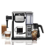 Ninja Coffee Bar Glass Carafe System, Black/Stainless Steel (CF092)