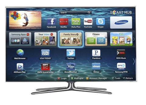 SAMSUNG UN55ES7150F 55 Inch 1080P 720 CMR ACTIVE 3D LED SMART TV