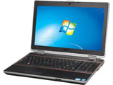 DELL LATITUDE E6520 15" Intel Core i5-2540M CPU 2.6GHz 8GB 320GB SATA w/ DVD-RW