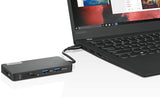 Lenovo USB-C 7-in-1 Hub, with USB-C Laptop Charging Port, USB 3.1, USB 2.0, HDMI, TF Card Reader, SD Card Reader, GX90T77924, Iron Grey