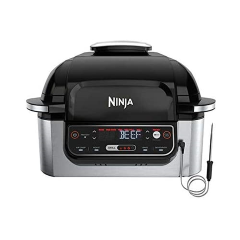 Ninja Foodi 8 in 1 Pressure Broil Dehydrate Slow Cooker Air Fryer and More with 6.5 Quart Capacity and a High Gloss Finish Black OP350CO