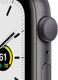 Apple Watch SE 44mm (GPS) Space Gray Aluminium Case with Midnight Sport Band (MKQ63)