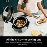 Ninja Foodi XL 8 Qt. Pressure Cooker Steam Fryer with SmartLid, 14-in-1 that Air Fries, Bakes & More, with 3-Layer Capacity, 5 Qt. Crisp Basket , Silver/Black (OL601)