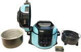 Ninja Foodi Cooker, Pressure Cooker, Air Fryer 6.5 qt All-in-One Tiffany Blue/Black  (OP302HAQ)