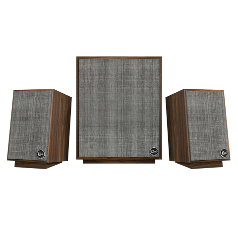 Klipsch ProMedia Heritage 2.1 Multimedia Speaker System Bluetooth Walnut