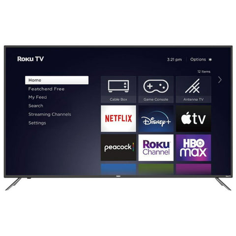 RCA 43" Class 4K Ultra HD (2160P) HDR Roku Smart LED TV (RTRU4327-US)