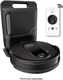 Shark - IQ Robot Self-Empty XL RV1001AE, Wi-Fi Connected, Robot Vacuum with Self-Cleaning Brushroll - Black (RV1001AE)