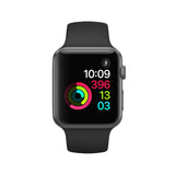 Apple Watch Series 1 42mm Space Gray Aluminum Case - Black Sport Band (MP032LL/A)