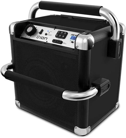 ION Audio iPA30 Audio Job Rocker | Portable Heavy-Duty Bluetooth Speaker with AM/FM Radio (Black)