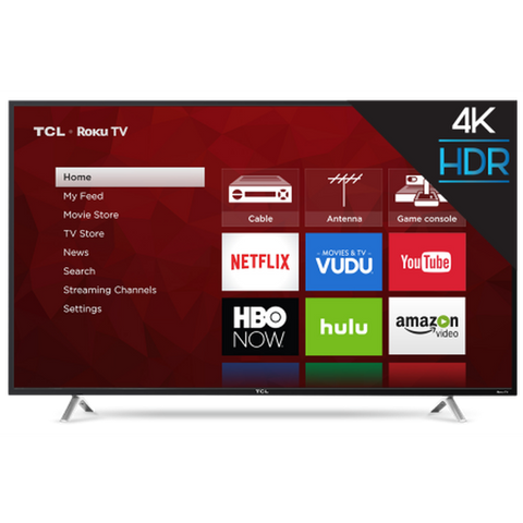 TCL 55" CLASS 4-SERIES 4K UHD HDR ROKU SMART TV - 55S423