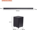 JBL 5.1 Channel 4K Ultra HD Soundbar with Multibeam Technology