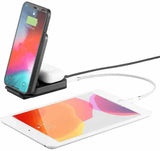 Ubio Labs 2-in-1 Wireless Charging Stand, Black