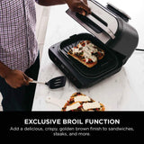 . Ninja FG551 Foodi Smart XL 6-in-1 Indoor Grill with Air Fry, Roast, Bake, Broil & Dehydrate, Smart Thermometer (FG551)
