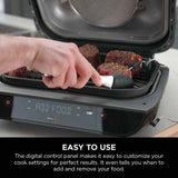 . Ninja FG551 Foodi Smart XL 6-in-1 Indoor Grill with Air Fry, Roast, Bake, Broil & Dehydrate, Smart Thermometer (FG551)