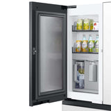 Samsung 23 cu. ft. Bespoke 4-Door French Door Refrigerator with Beverage Center // White Glass (RF23BB860012)