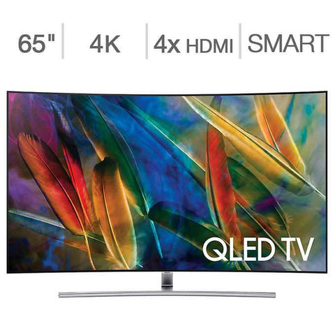 Samsung 65" 4K UHD HDR  240MR Curved QLED Tizen Smart TV (QN65Q7C)